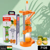 Cold press juicer with handle for easy squeezing