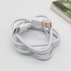 type c white charging cable