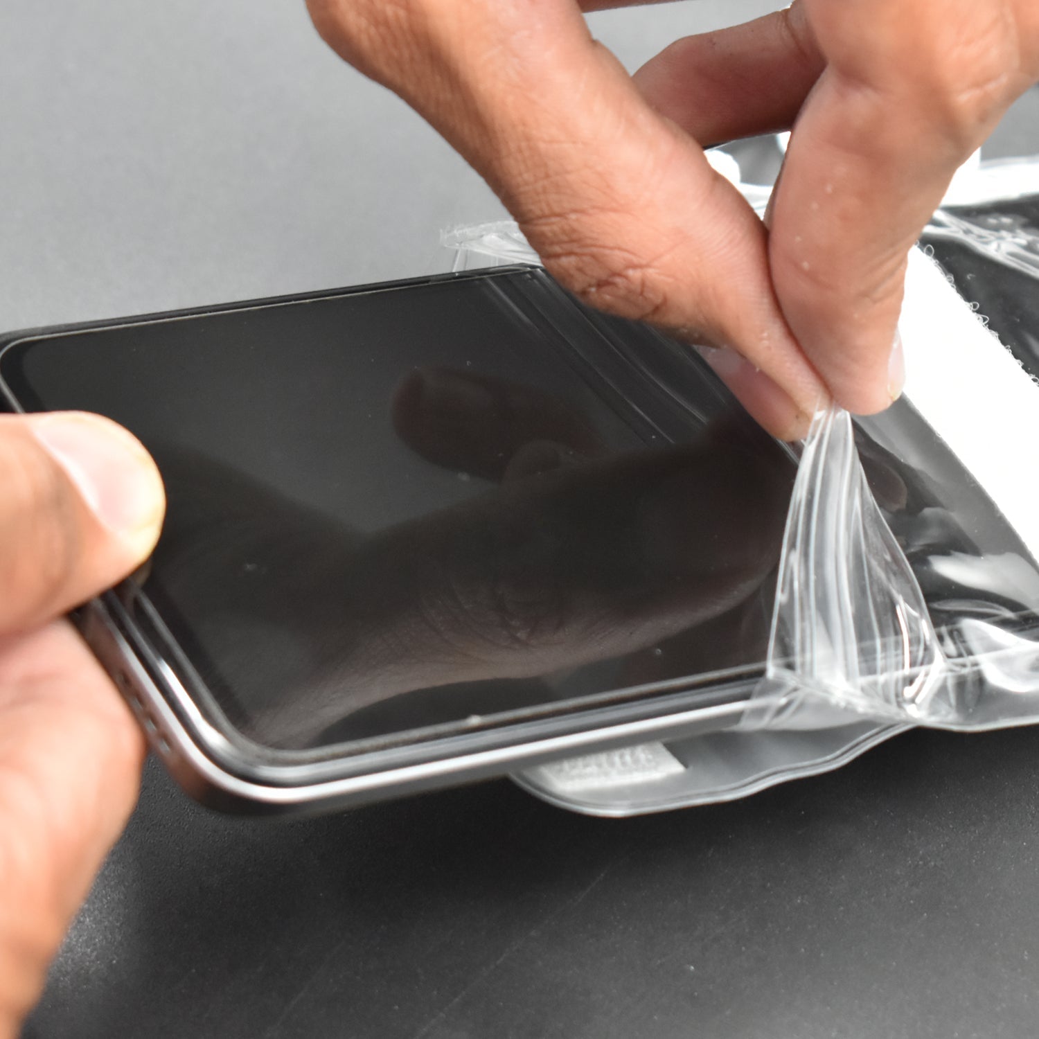 Waterproof pouch for phones up to 6.2 inches.