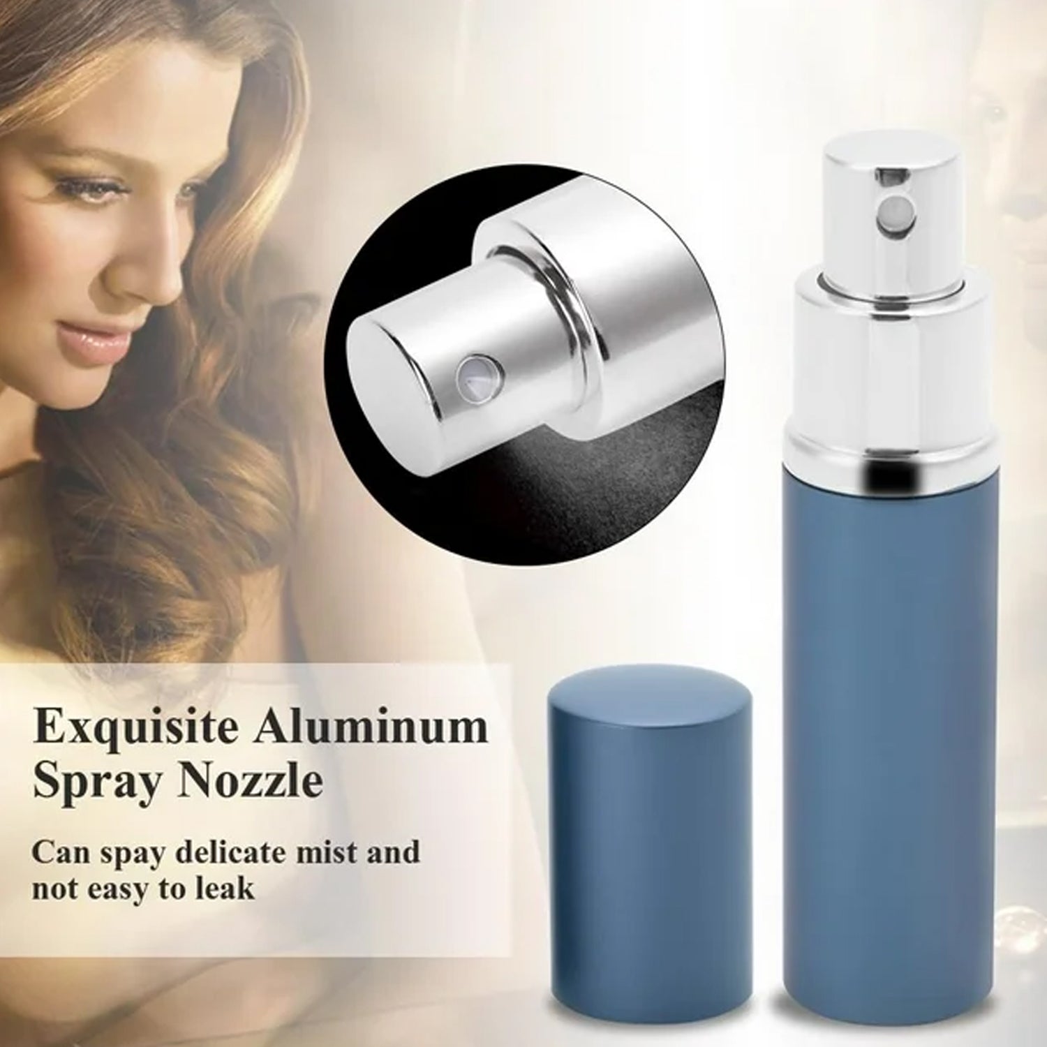 1424 Empty Spray Bottle Refillable Fine Mist Perfume For Sanitizer Travel Beauty Makeup Perfume filler (1 Pc)