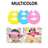 Soft shower cap for kids with adjustable strap