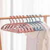 Lightweight plastic hangers for clothes