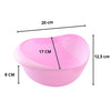Kitchen strainer bowl, ideal for draining and storing grains like rice.