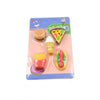 3D Food Fancy & Stylish Colorful Erasers, Mini Eraser Creative Cute Novelty Eraser for Children Different Designs Eraser Set for Return Gift, Birthday Party, School Prize (1 Set / Mix Design & Color)