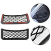 Car Storage Organize Car String Bag Car Seat Side Storage, Net Bag Mesh Pocket Organizer Stick-on for Purse Bag Phone, Special Adhesive Car Mesh Storage for Car for Interior Organizer