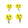 Multipurpose Big Self Adhesive Smiley Cartoon Wall Hooks Multipurpose Strong Wall Sticker Hooks Wall Hook Holder Door Hanger