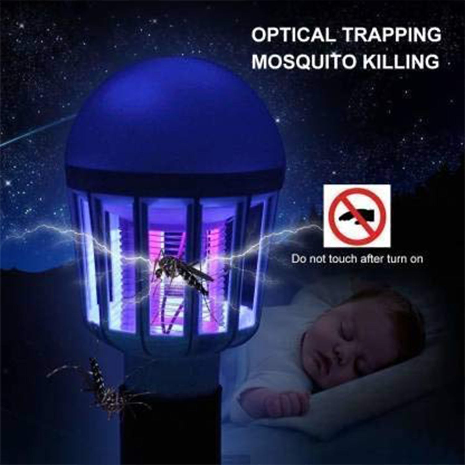 12W & 15W  Mosquito Killer Lamp E27 Summer Moths Flying Insects Led Zapper Mosquito Killer Lamp Light Bulb Household