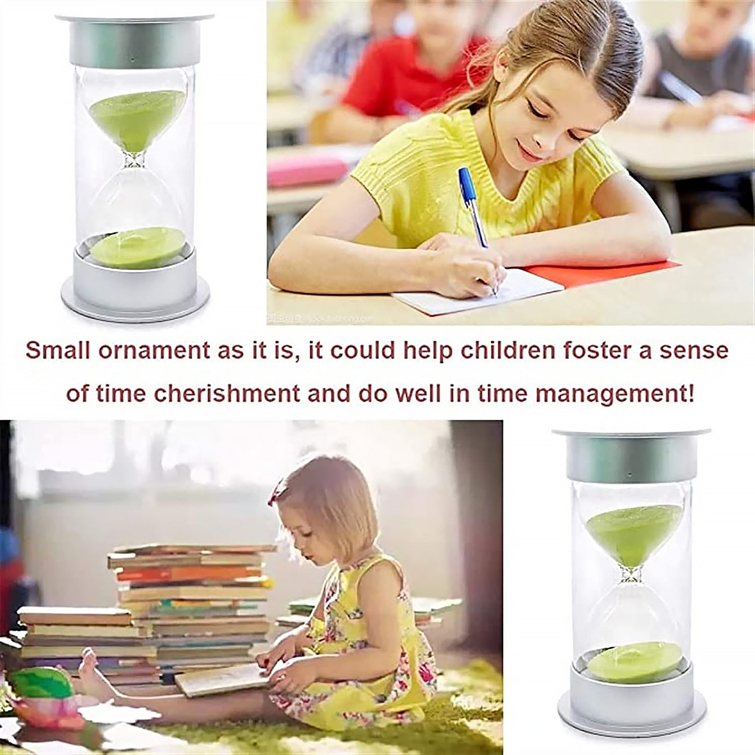 Sand Timer, Hourglass Timer 45 Minutes Sand Timer For Kids Teachers Games Classroom (45 Min-Green) Time Management Tool (Color : Green, Time : 45 Min)