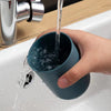 Multipurpose Wall Mount Toothbrush Holder Plastic Stand With 2 Cup  (1 Set)