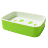 Portable Travel Home Box Cute Cartoons Smile Face Container Draining Holder Soap Dish