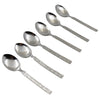 Set of 12 medium dinner spoons made of stainless steel, ideal for table use