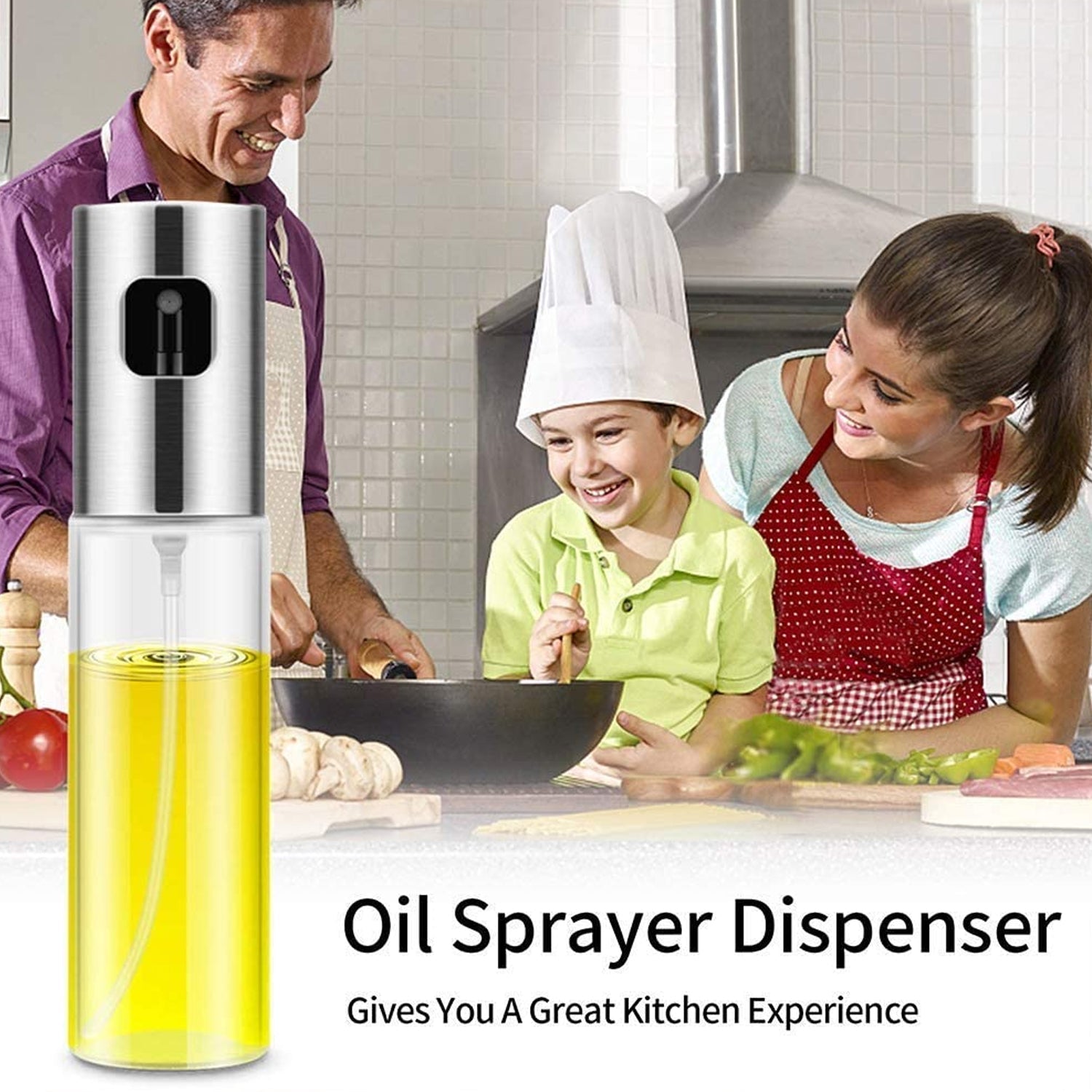 Oil spray bottle for cooking