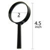 Magnifying glass Lens - reading aid made of glass - real glass magnifying glass that can be used on both sides - glass breakage-proof magnifying glass, Protect Eyes, 50 mm