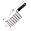 Stainless Steel Vegetable Salad Chopping Knife Crinkle Cutters