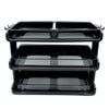 Plastic 3 Layer Storage used in all kinds of household and official places for storing of various types of stuffs and items, Desktop File Storage Rack, Office Data File Rack Drawer Type Classification Cabinet Desktop File Holder Organizer for Office