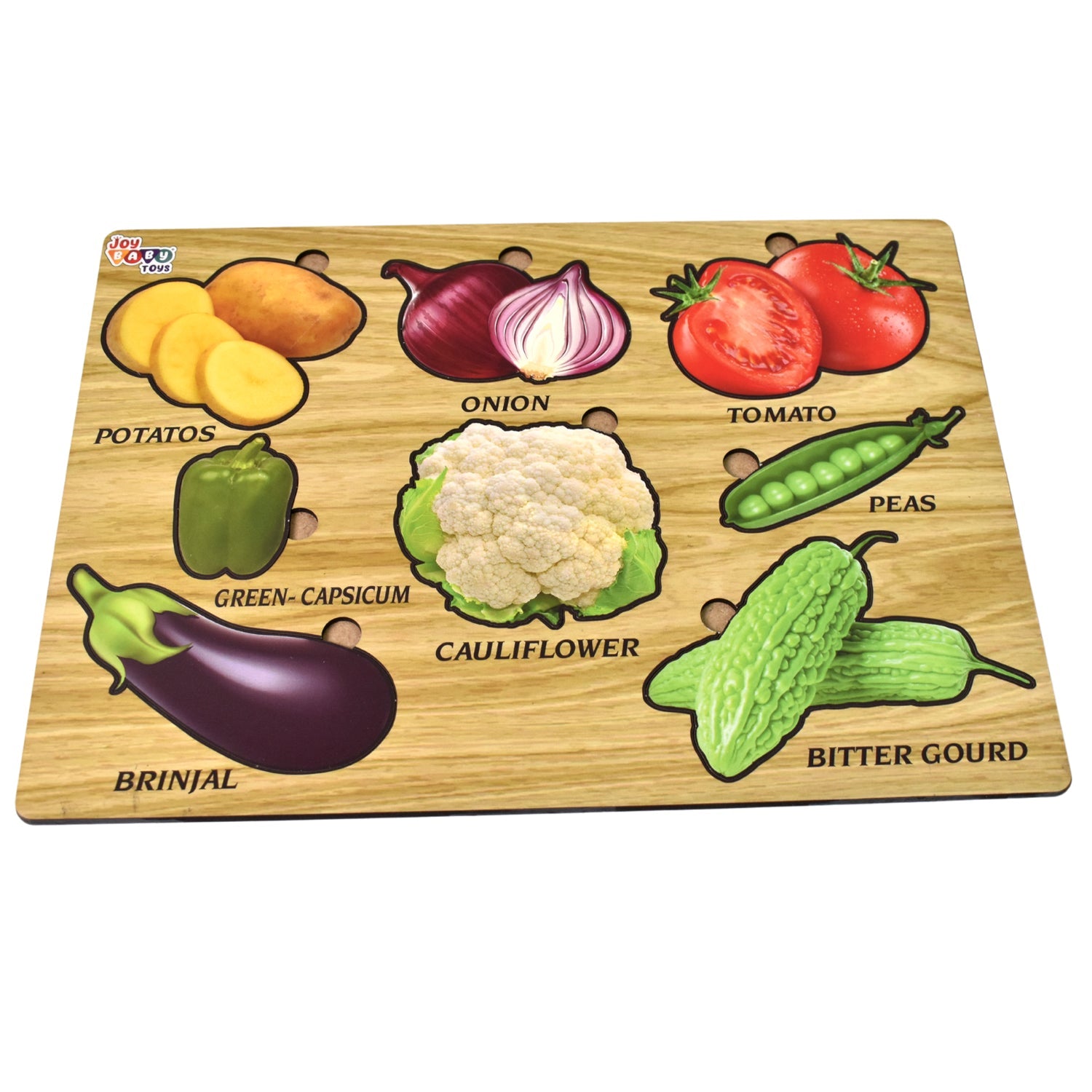 Tooky Toy Wooden Vegetable Shape Puzzle