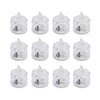 12 Pcs Flameless and Smokeless Decorative Acrylic Candles Transparent Led Tea Light Candle for Gifting, House, Diwali, Christmas, Festival, Events Decor Candles