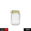 Plastic food storage jar with zipper and airtight seal, 150ml.