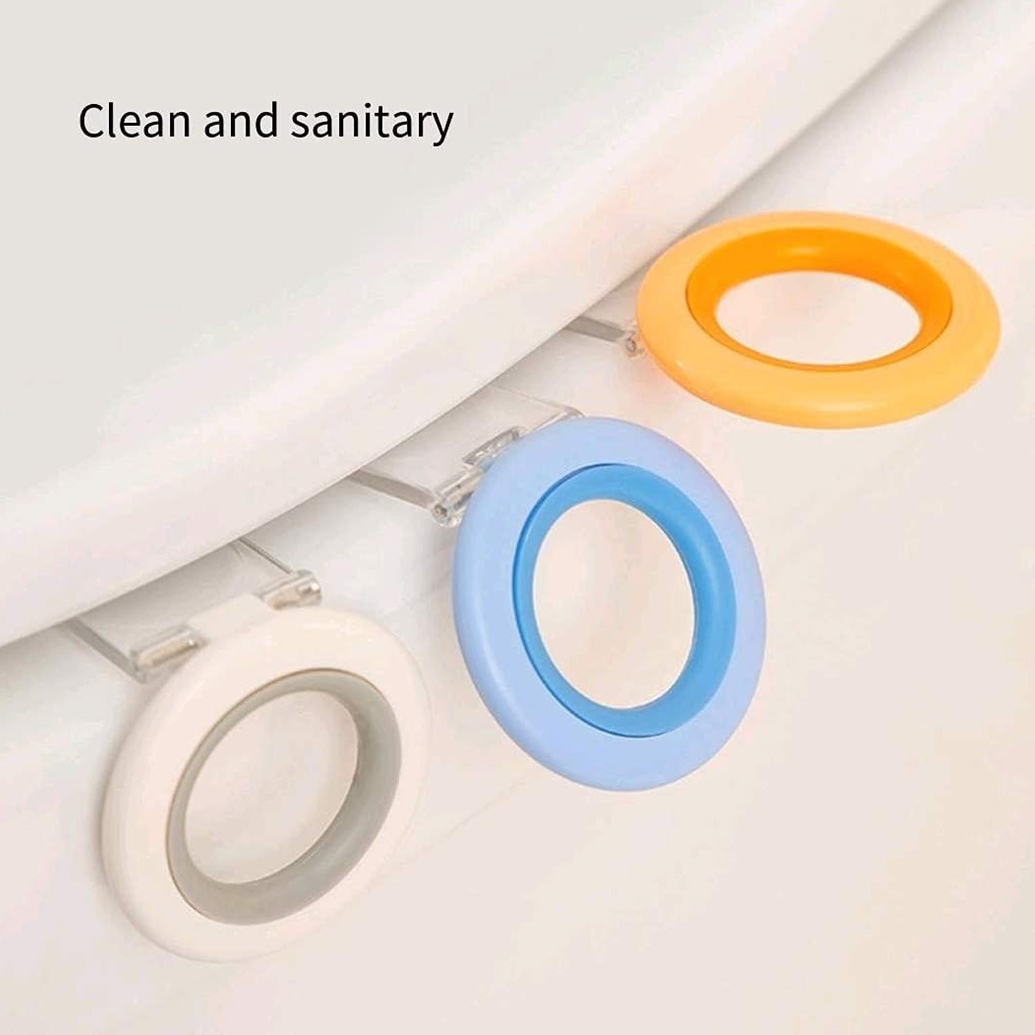 4147 Toilet Seat Lifter, Toilet Seat Handle,Toilet Cover Lid Handle,Seat Cover Lifter,Avoid Touching Toilet Seat Handle Lifter, Handle Hygienic Clean Toilet Cover Lifter (1PC)