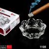 Round cigar ashtray for home and office.