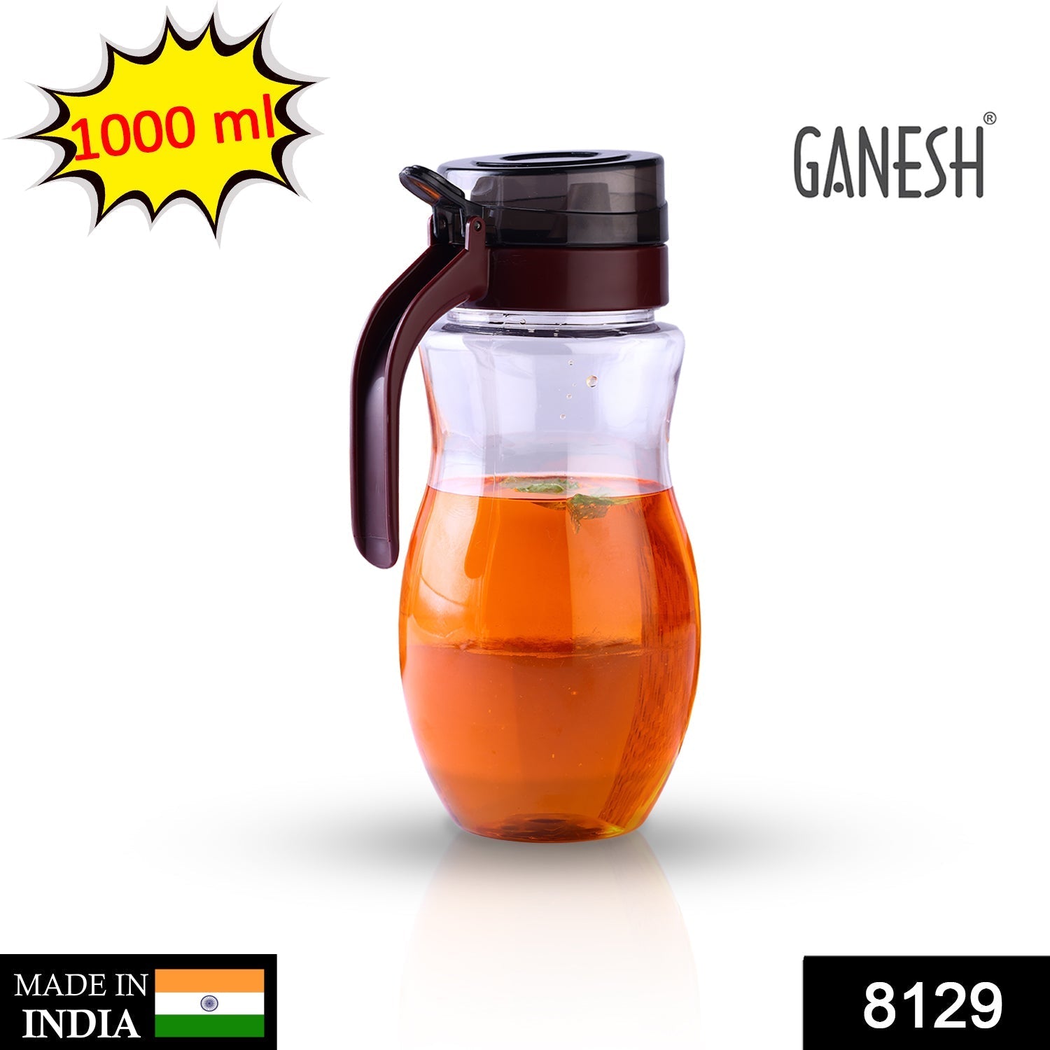 Durable 1000ml oil dispenser with stainless steel body