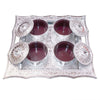 Mukhvas tray with lids and airtight storage.