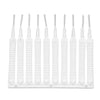 Anti-clogging shower head cleaning brushes