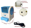 Portable bladeless mini AC for easy placement.