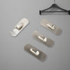 Self- Adhesive Hooks, Heavy Duty Wall Hooks Hangers Stainless Steel Waterproof Sticky Hooks for Hanging Robe Coat Towel Kitchen Bathroom and.