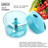 Quick vegetable chopper by Ganesh, 725 ml, shown from various perspectives.