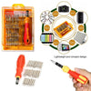 32 piece screwdriver set with various bits