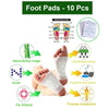 Detox foot pads with ginger & salt.