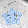 Star drain strainer for preventing clogs in drains