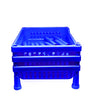 Three-piece plastic rack organizer for versatile storage