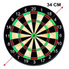 Magnetic dartboard set with convenient storage and transport features