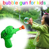 Bubble gun with easy press handle