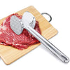 Aluminum meat tenderizer hammer with double-sided mallet