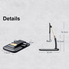 Phone Holder for Table, Foldable Universal Mobile Stand for Desk