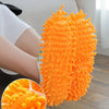 Washable dust mop slippers for easy and effective floor cleaning.