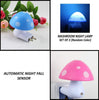 Automatic night light with mushroom design.