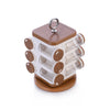 12-jar masala box with revolving rack, Ganesh brand.