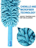 Flexible microfiber fan cleaning tool