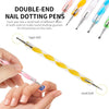 Nail Art Point Pen and Set Used by Women's for Their Fashion Purposes (Pack of 5Pcs)