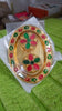 Oval Shape Special Puja Thali (1 Pc / Mix Design)