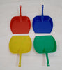 Dustpan with Long Handle, Dust Collection Dust Pan Tray for Kitchen, Home, Office, Bathroom Etc (1 Pc / Multicolor )